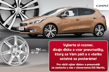 Ponuka zliatinových diskov a pneumatík